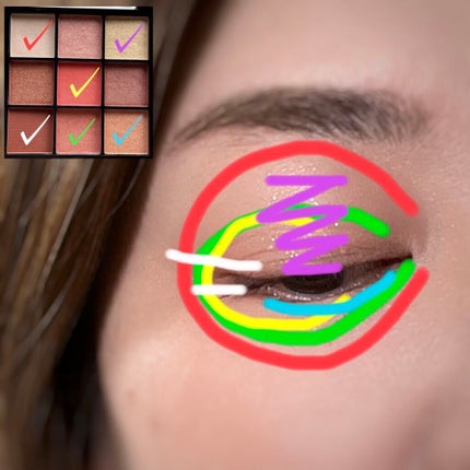 リキッド グリッター シャドウ/rom&nd/グリッターを使ったクチコミ(4枚目)