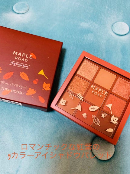 プレイカラーアイシャドウ メープルロード/ETUDE/アイシャドウパレットを使ったクチコミ(1枚目)