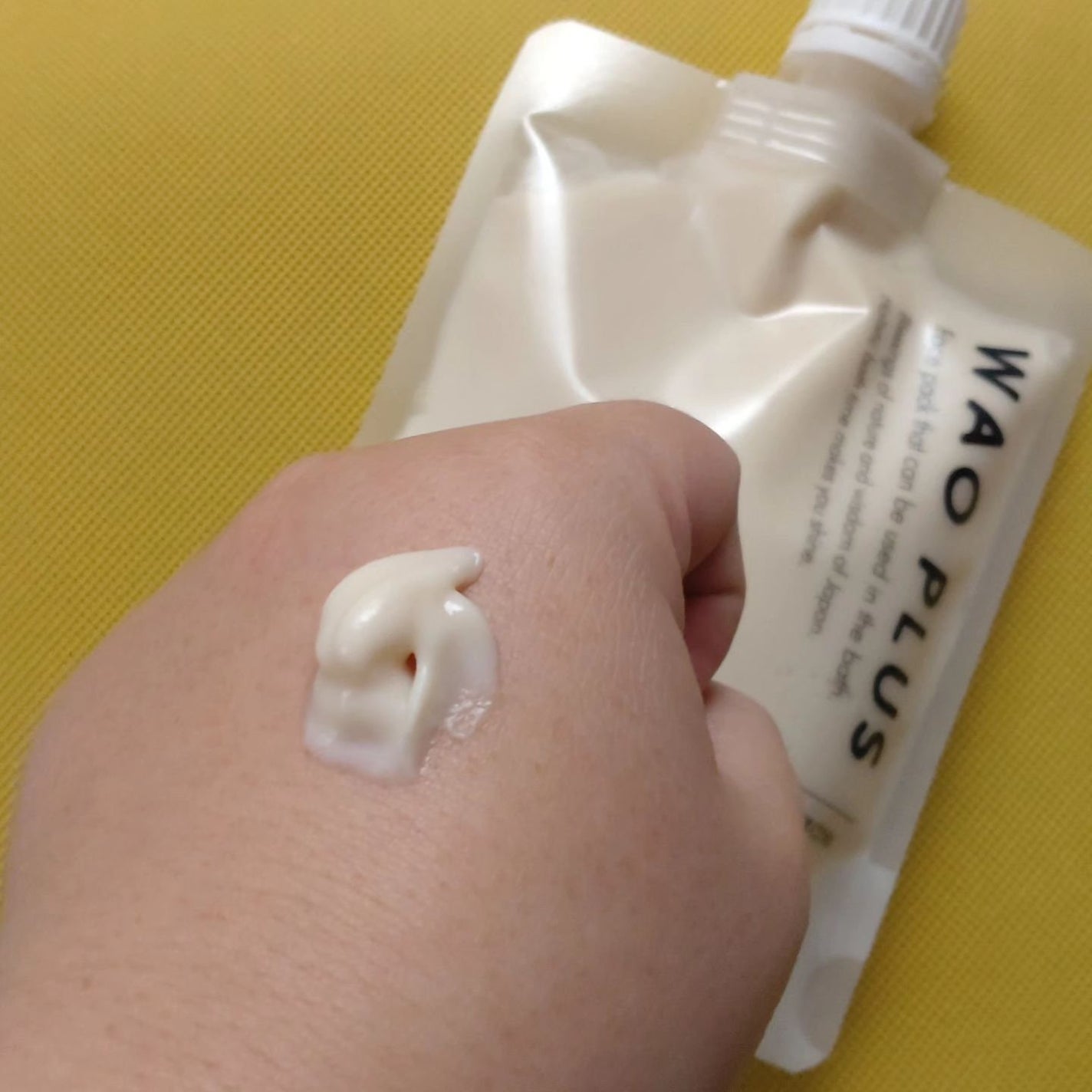 skinmarche WAOPLUS プラントベースミルクブースターマスク/ブレーンコスモス/洗い流すパック・マスクを使ったクチコミ(3枚目)