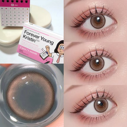 フォーエバーヤングクリスティン/Hapa kristin/1ヶ月(1MONTH)カラコンを使ったクチコミ(2枚目)