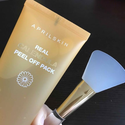 リアルカレンデュラピールオフパック/APRILSKIN/ピーリングを使ったクチコミ(2枚目)