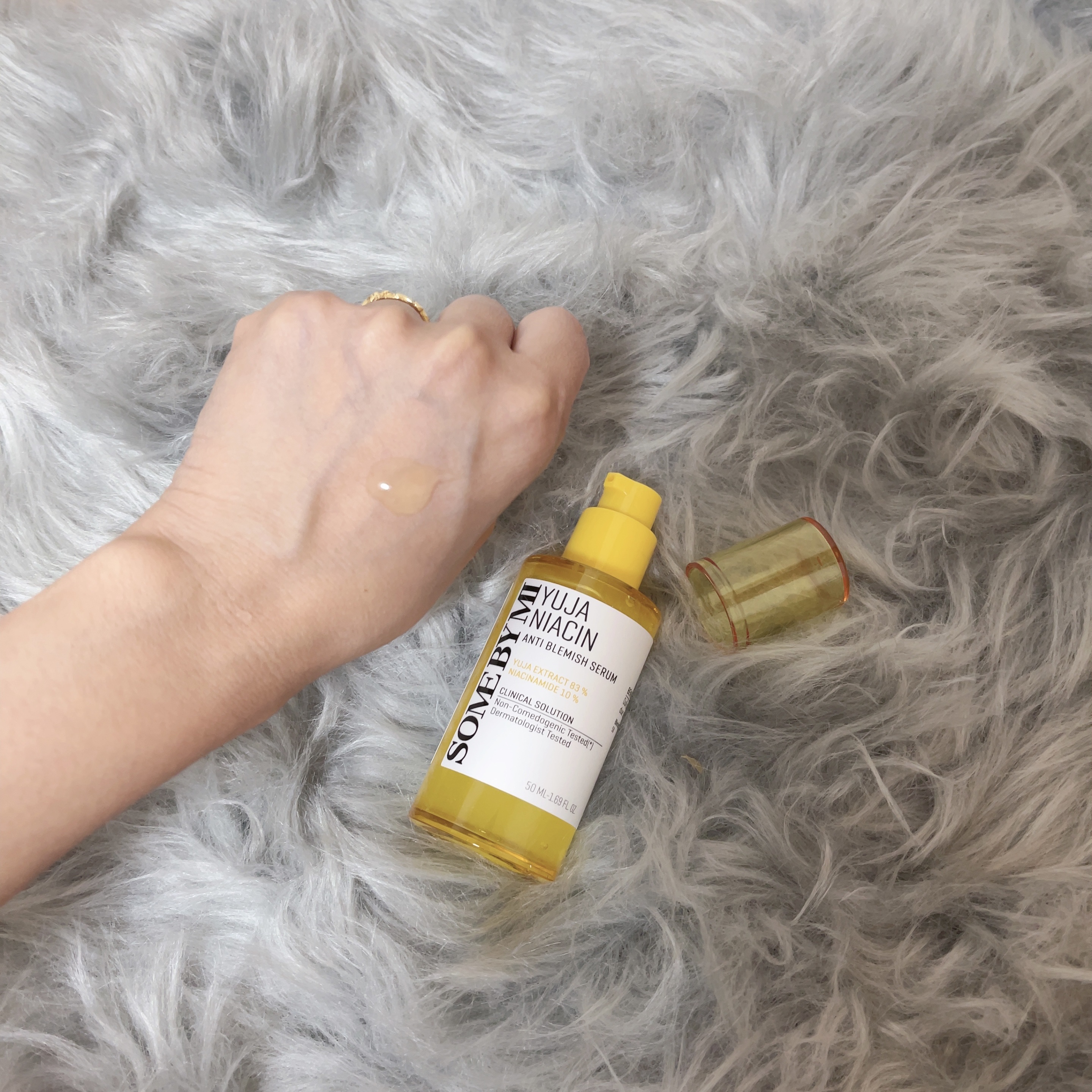 ユズナイアシンアンチブレミッシュセラム/SOME BY MI/美容液を使ったクチコミ（2枚目）