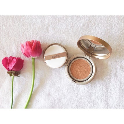 ミネラルグロウスキンクッション/エトヴォス/クッションファンデーションを使ったクチコミ(1枚目)