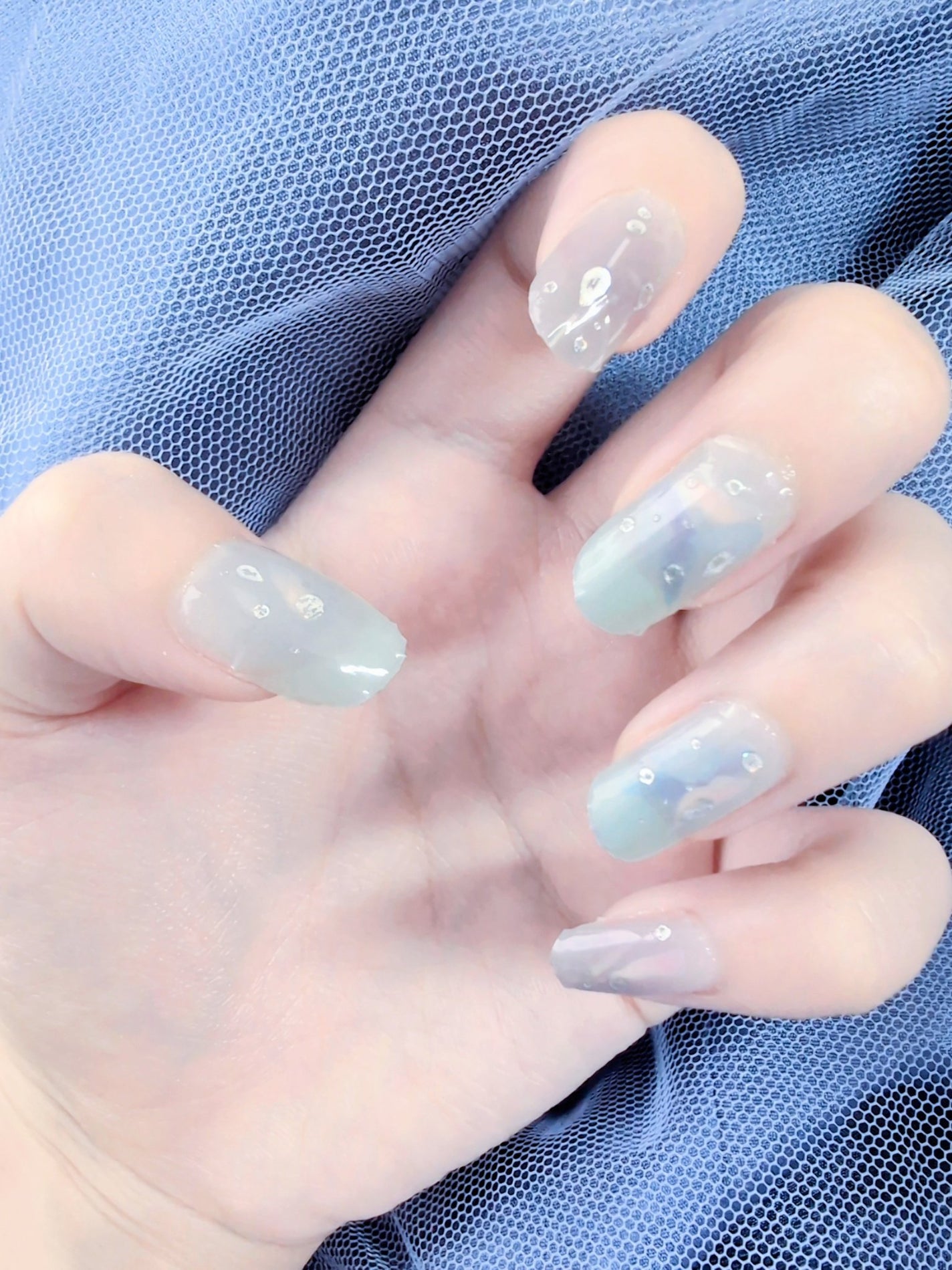 ネイルシール/Qoo10/ネイルシールを使ったクチコミ(1枚目)