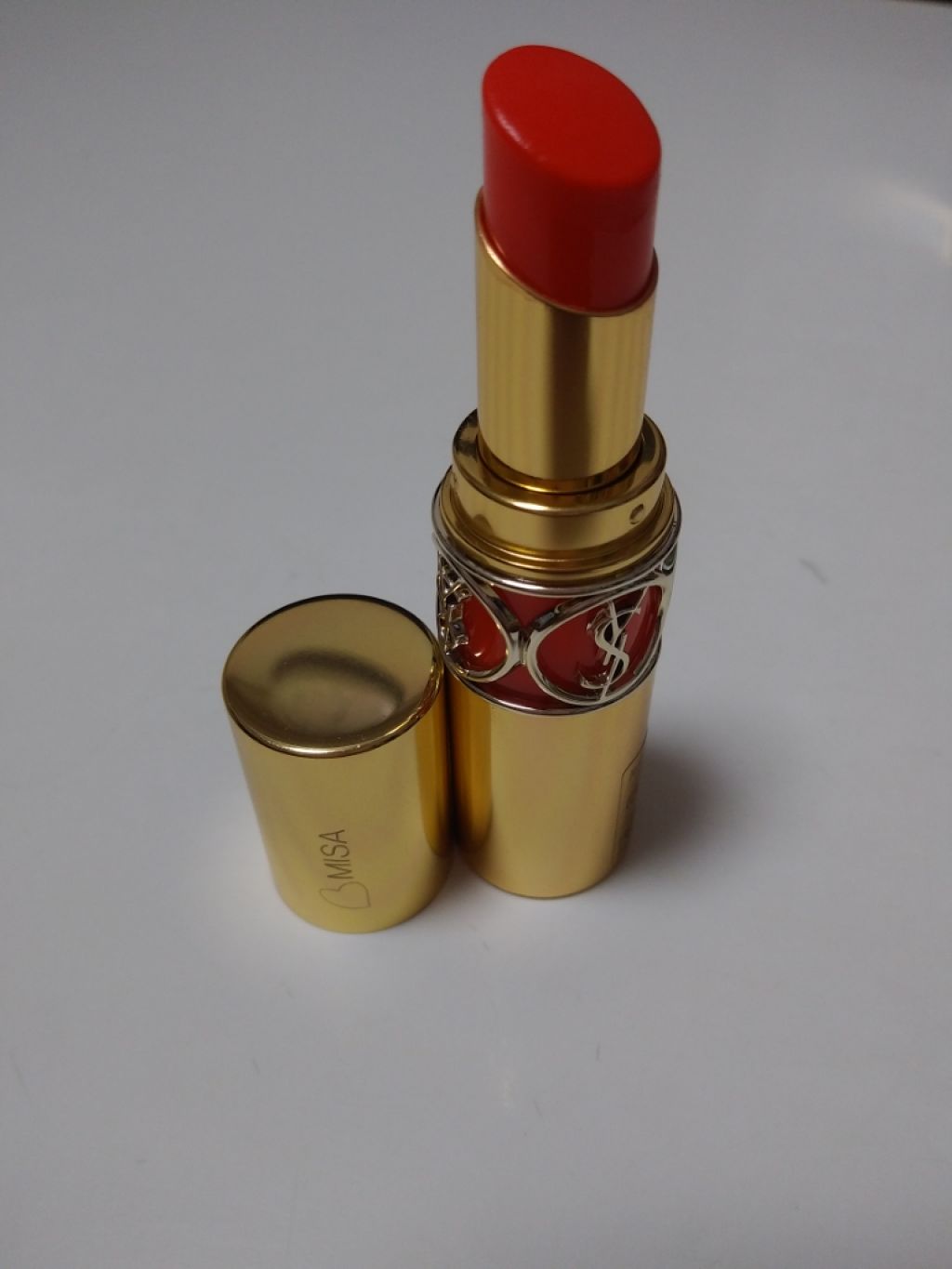 ルージュ ヴォリュプテ シャイン/YVES SAINT LAURENT BEAUTE/口紅を使ったクチコミ(2枚目)