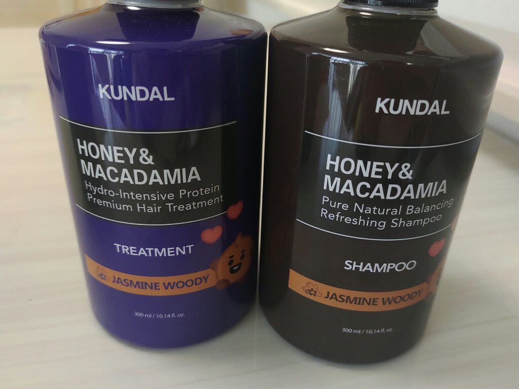 ハニー&マカデミアシャンプー/トリートメント /KUNDAL/シャンプー・コンディショナーを使ったクチコミ(1枚目)