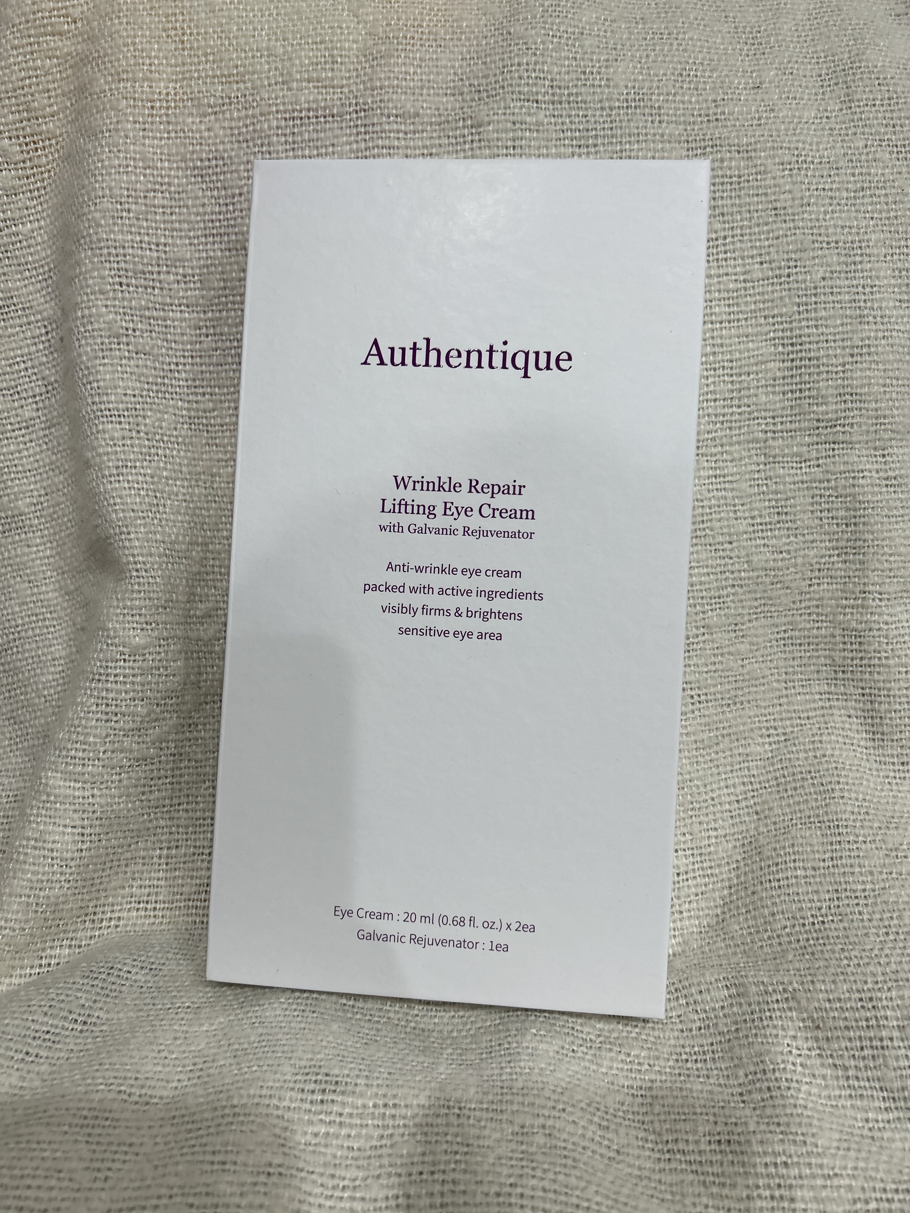 AUTHENTIC A.T.Q リンクル アイクリーム/AUTHENTIC/アイケア・アイクリームを使ったクチコミ（1枚目）