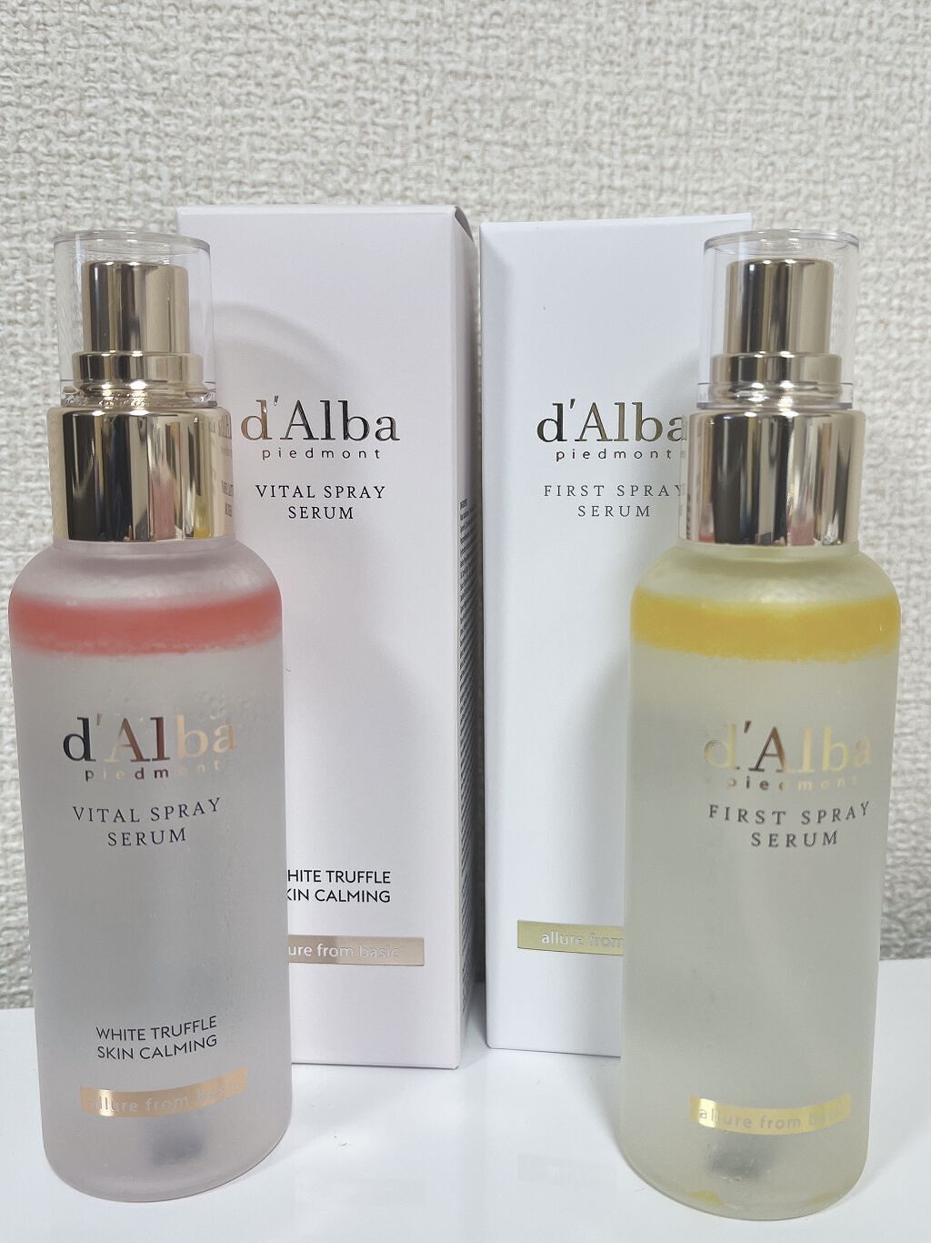 ダルバ ホワイトトリュフファーストスプレーセラム/ダルバ/ミスト状化粧水を使ったクチコミ（2枚目）