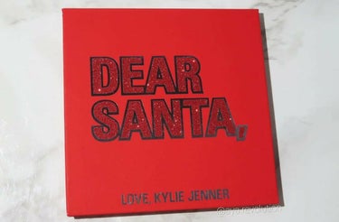 Kylie Cosmetics クリスマスホリデーコレクションのクチコミ「Kylie Cosmetics
DEAR SANTA,

この色味はズルい、欲しくなっちゃう😍.....」（2枚目）