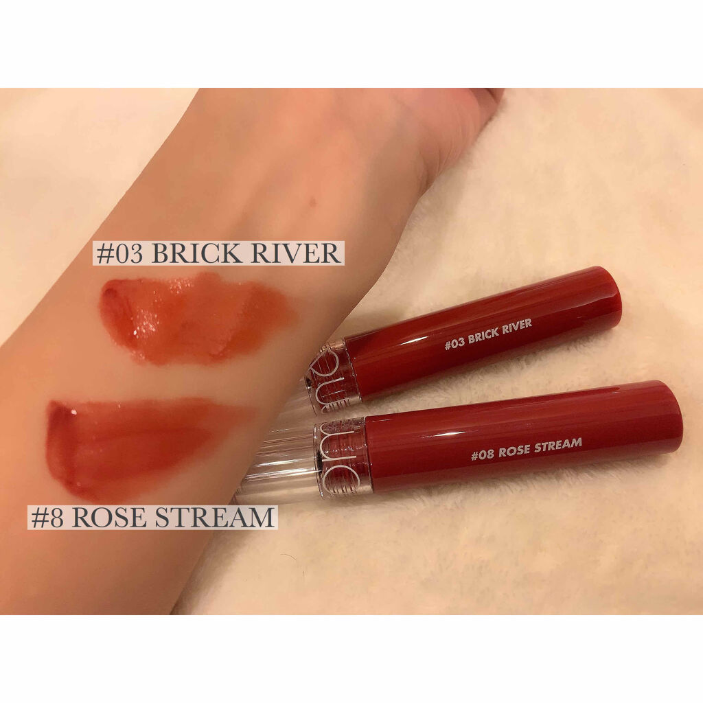 グラスティングウォーターティント/rom&nd/リップティントを使ったクチコミ（2枚目）