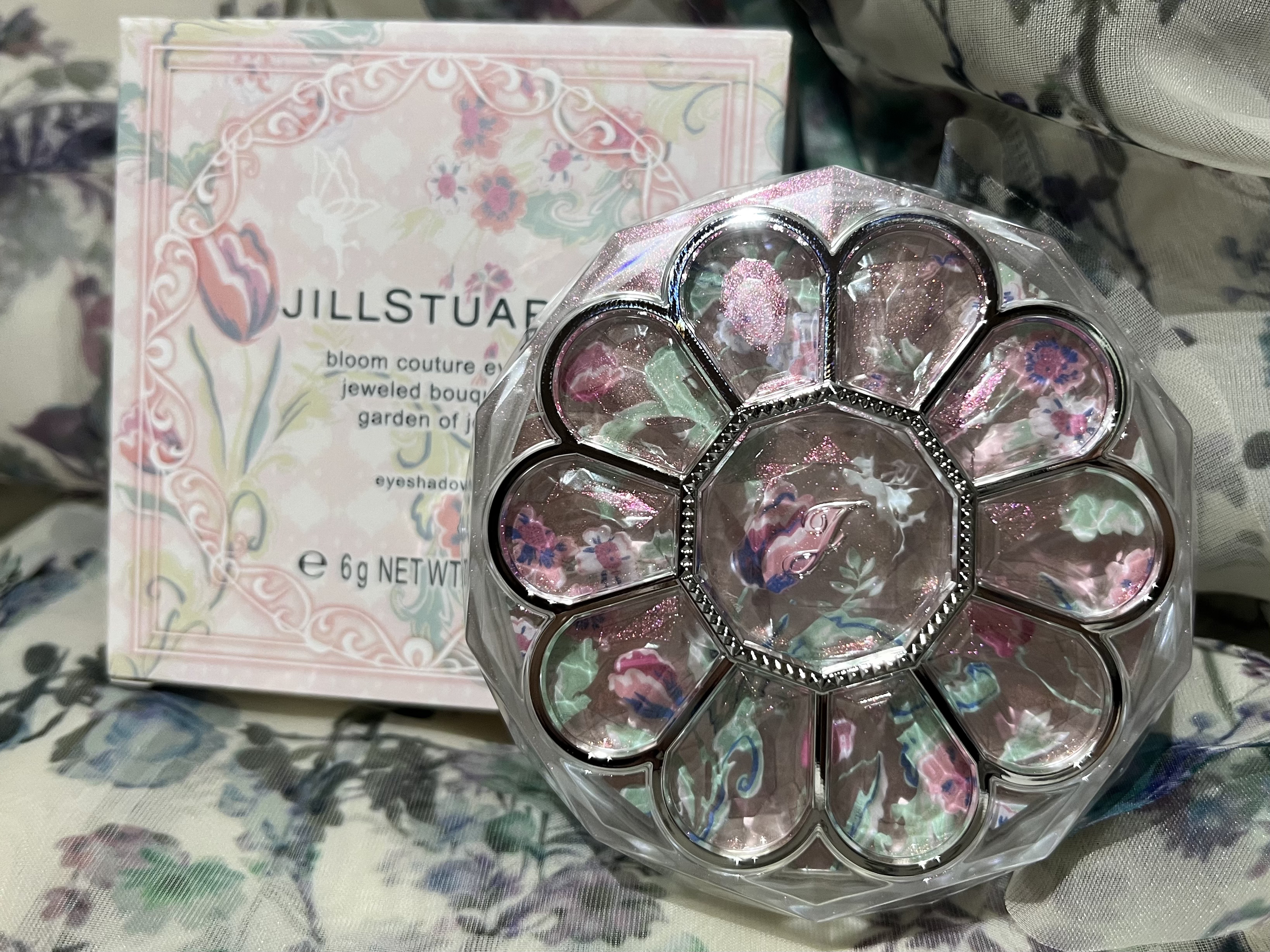 ジルスチュアート ブルームクチュール アイズ　ジュエルドブーケ 11 poppy carnelian<ガーデンオブジョイ>（限定）/JILL STUART/アイシャドウパレットを使ったクチコミ（1枚目）