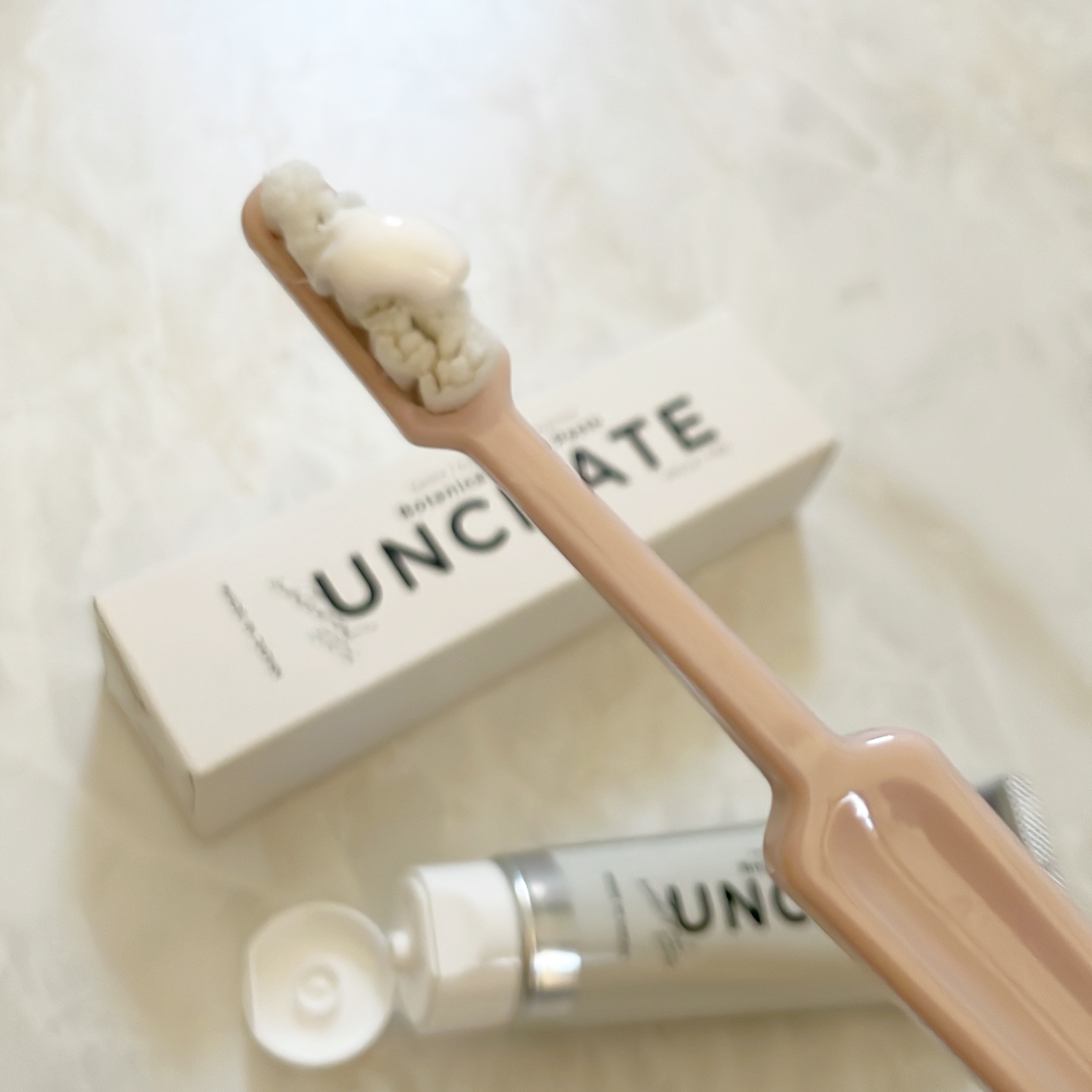 薬用ボタニカルトゥースペースト/UNCNATE/歯磨き粉を使ったクチコミ（3枚目）