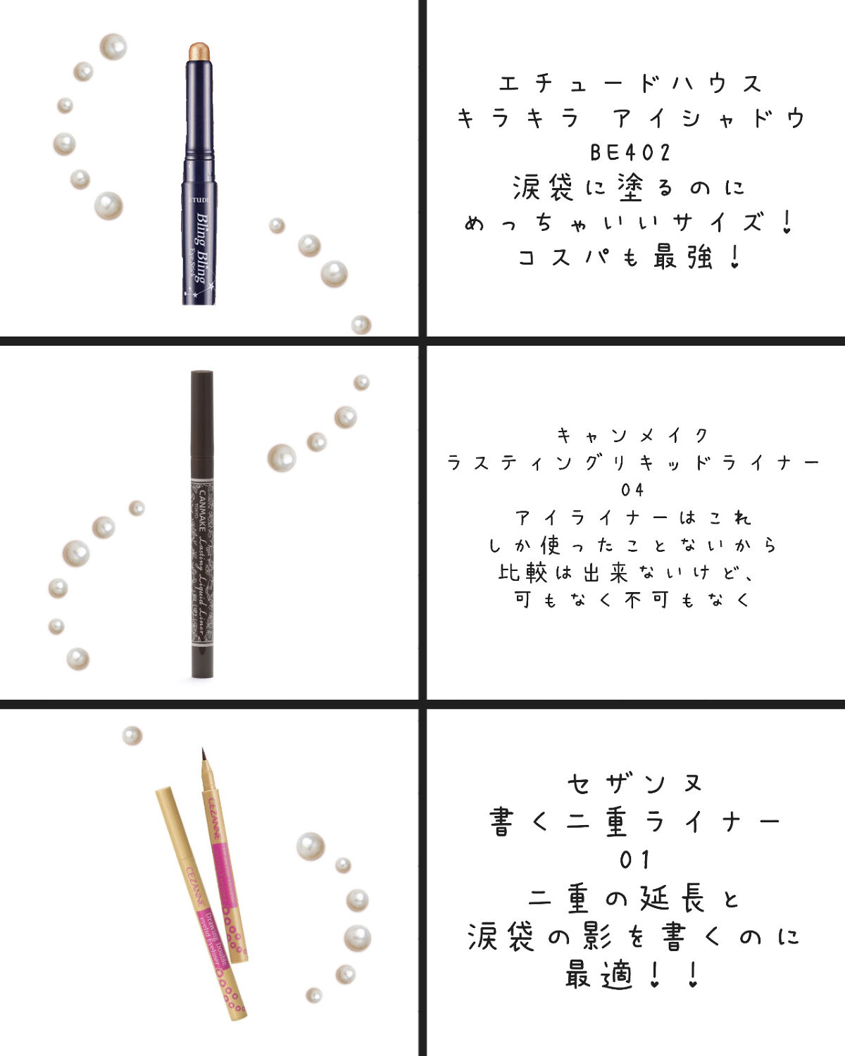 ラスティングマルチアイベース WP/キャンメイク/アイシャドウベースを使ったクチコミ（3枚目）