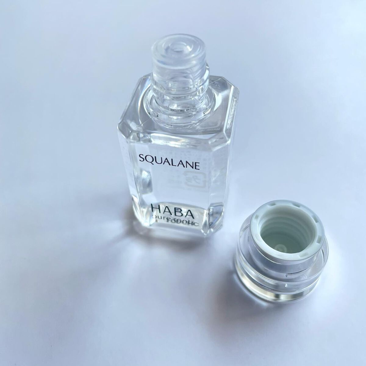 高品位「スクワラン」/HABA/フェイスオイルを使ったクチコミ（3枚目）