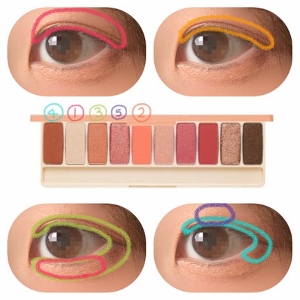 プレイカラー アイシャドウ/ETUDE/アイシャドウパレットを使ったクチコミ(2枚目)