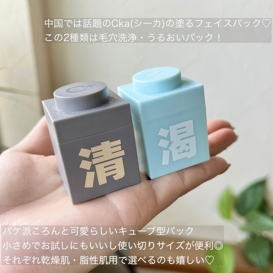 クレイパック 清 ダークグレー（さっぱり）/C+/洗い流すパック・マスクを使ったクチコミ（2枚目）