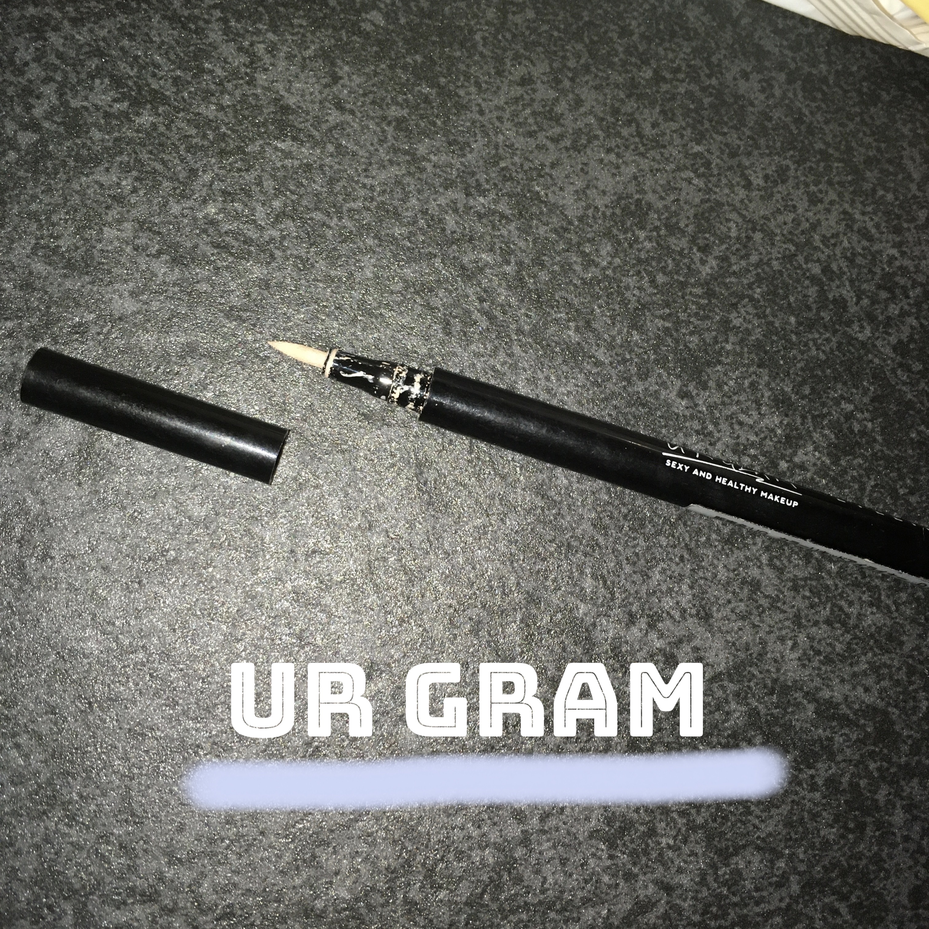 カラーリキッドアイライナー/U R GLAM/リキッドアイライナーを使ったクチコミ（1枚目）