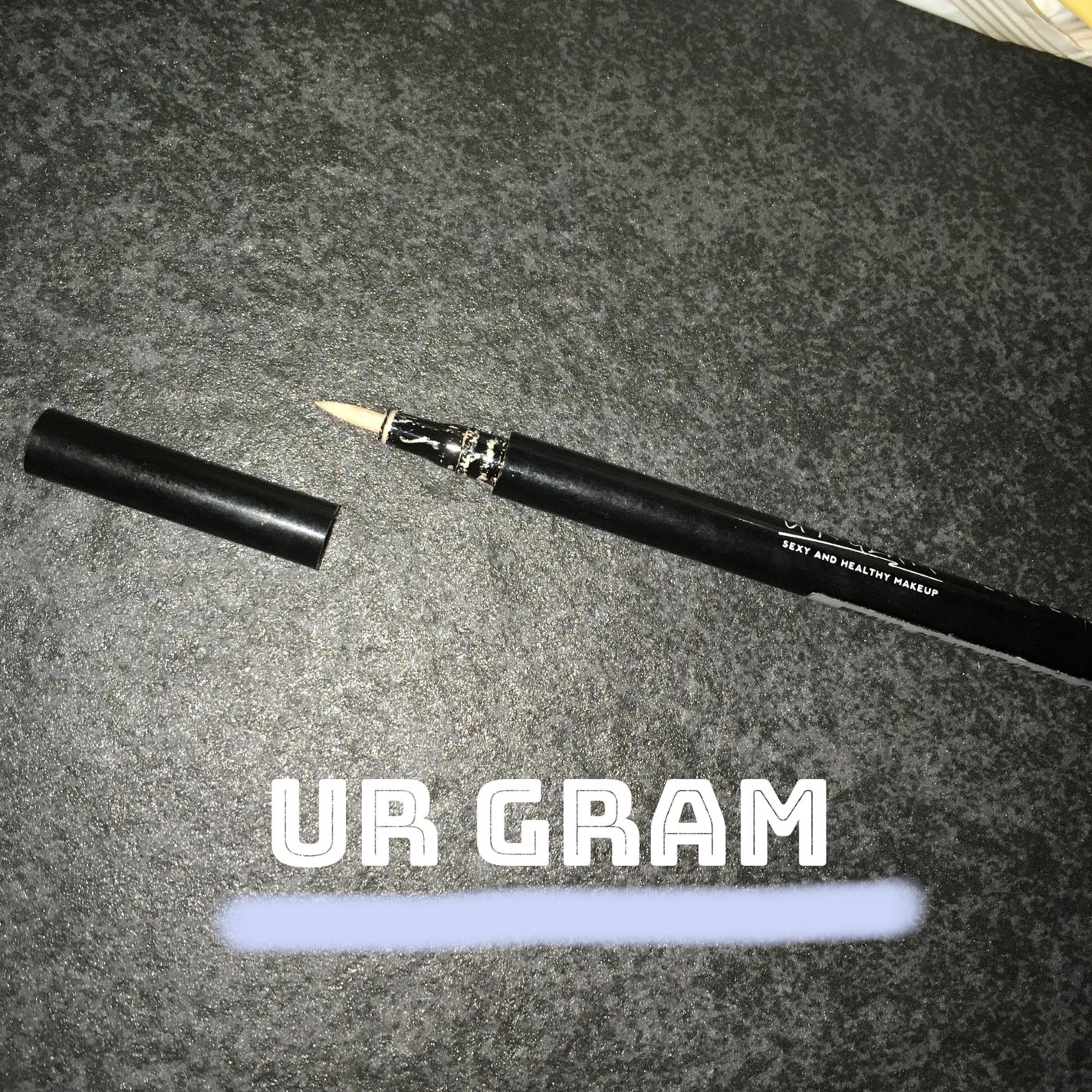 カラーリキッドアイライナー/U R GLAM/リキッドアイライナーを使ったクチコミ(1枚目)