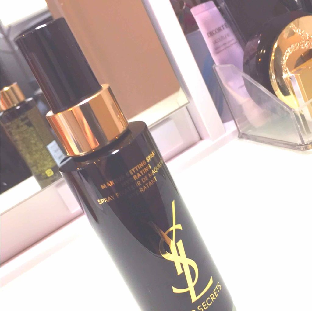 トップ シークレット セッティング グロウ スプレー/YVES SAINT LAURENT BEAUTE/ミスト状化粧水を使ったクチコミ（1枚目）
