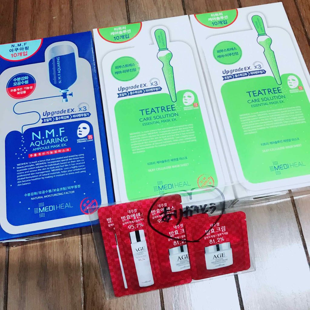 N.M.FアクアアンプルマスクJEX/MEDIHEAL/シートマスク・パックを使ったクチコミ(1枚目)