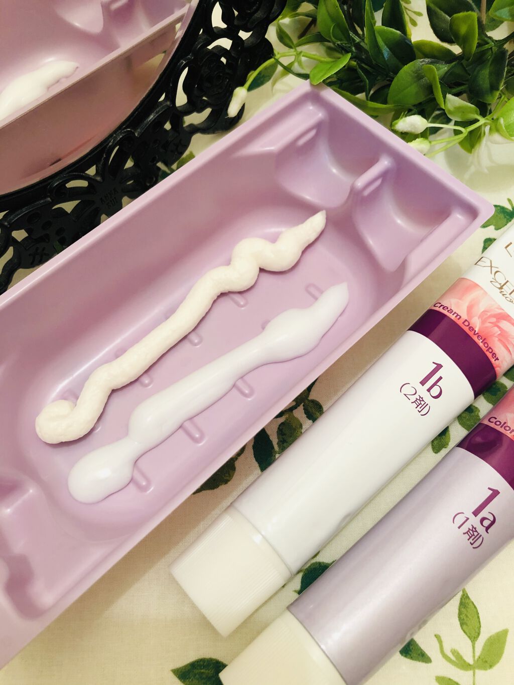 エクセランス R クリームタイプ  6WB ウォ―ム系のやや明るい栗色/ロレアル パリ/ヘアカラーを使ったクチコミ（3枚目）