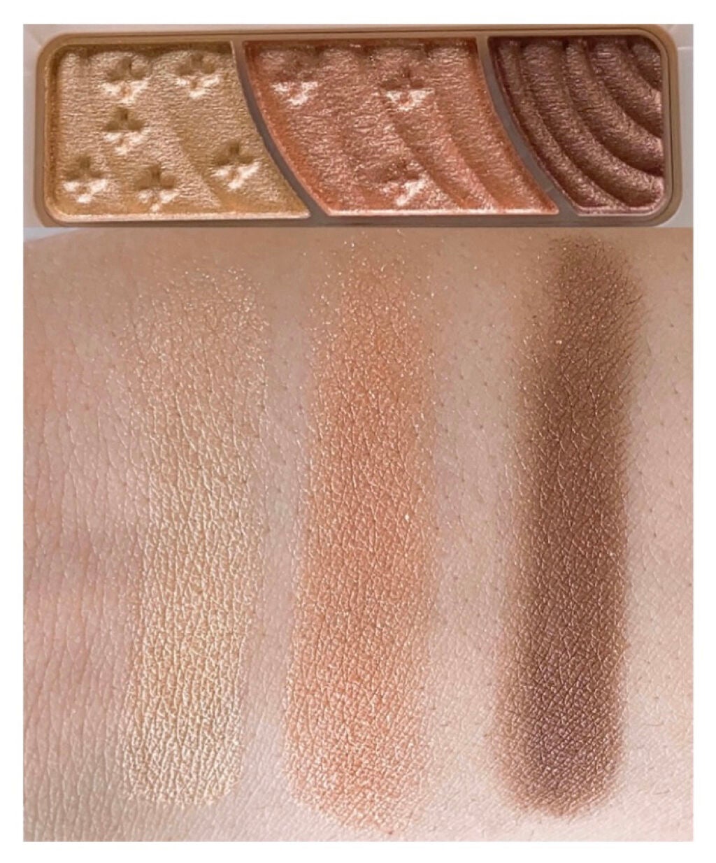 トーンアップアイシャドウ/CEZANNE/アイシャドウパレットを使ったクチコミ(2枚目)