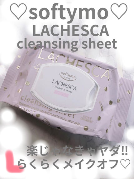 水クレンジングシート(モイスト)/ラチェスカ/クレンジングシートを使ったクチコミ(1枚目)