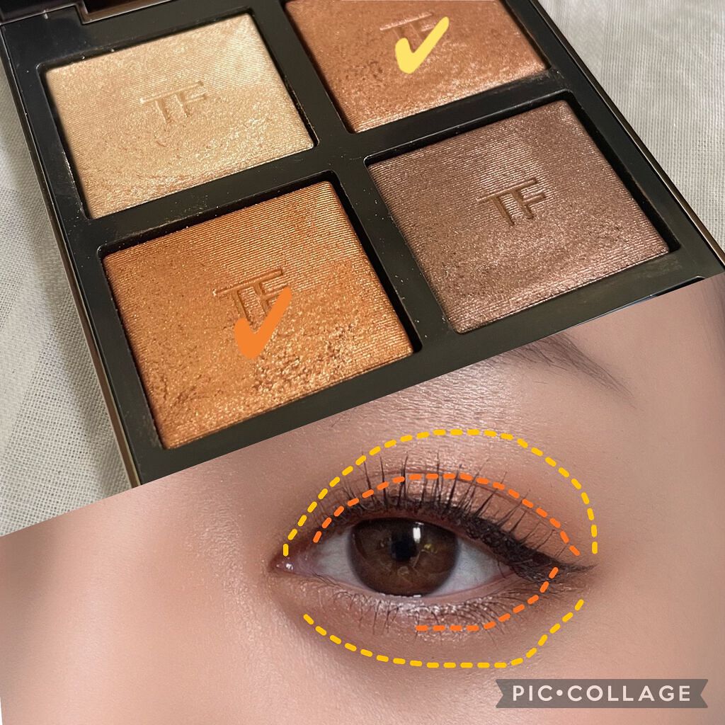 アイ カラー クォード/TOM FORD BEAUTY/アイシャドウパレットを使ったクチコミ(4枚目)