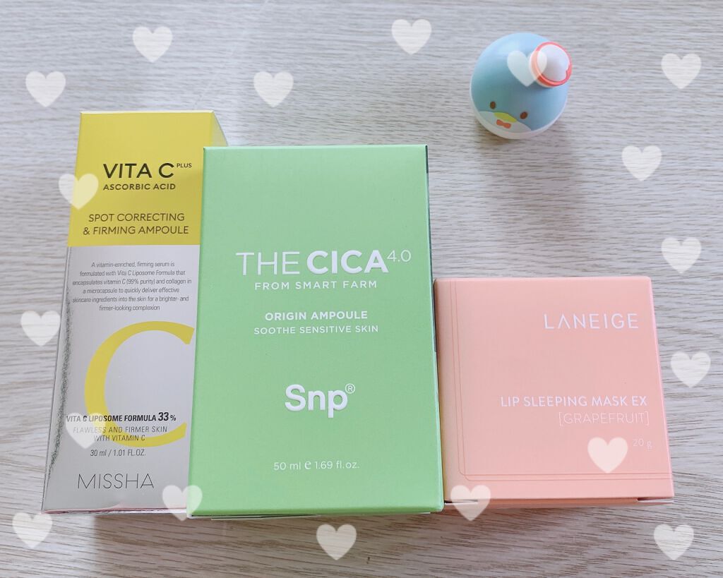 THE CICA 4.0 オリジンアンプル/SNP/美容液を使ったクチコミ（1枚目）