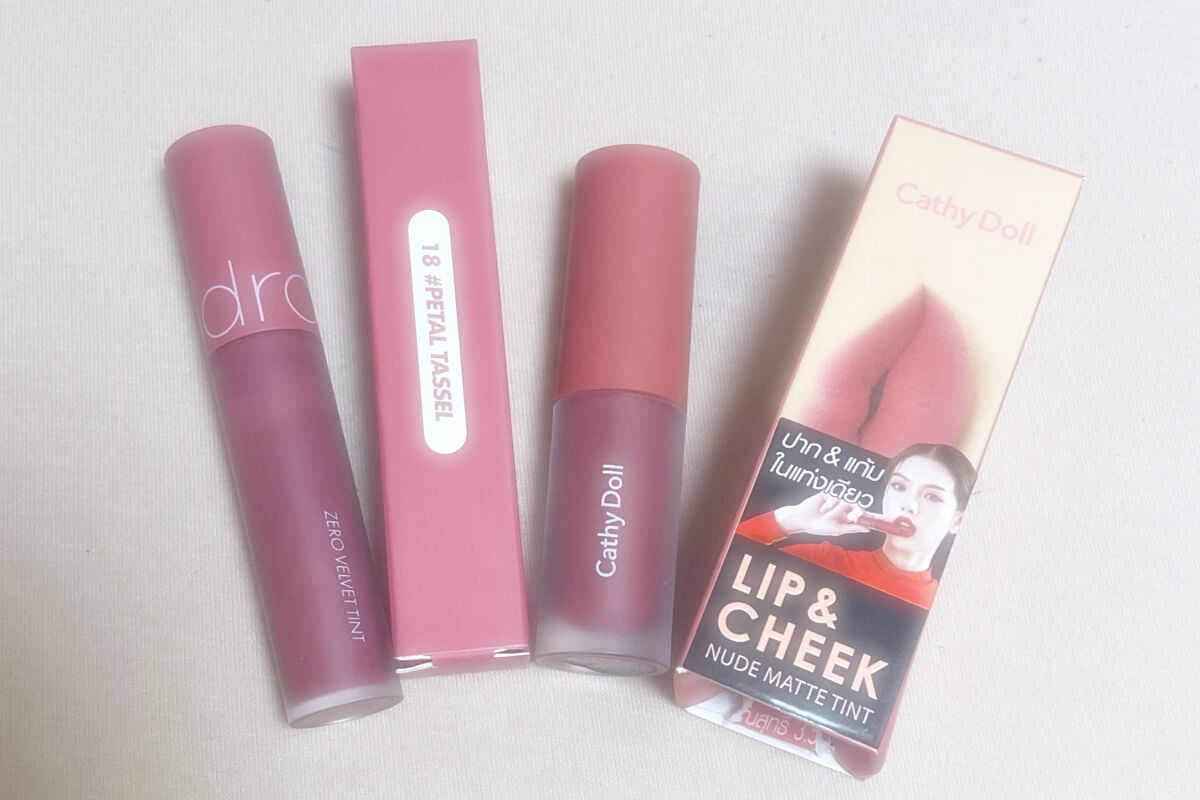 ゼロベルベットティント/rom&nd/リップティントを使ったクチコミ（1枚目）