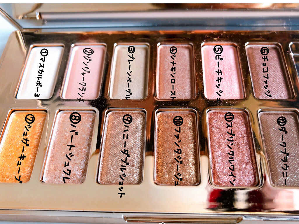 バレンタインボックス/VAVI MELLO/アイシャドウパレットを使ったクチコミ（2枚目）