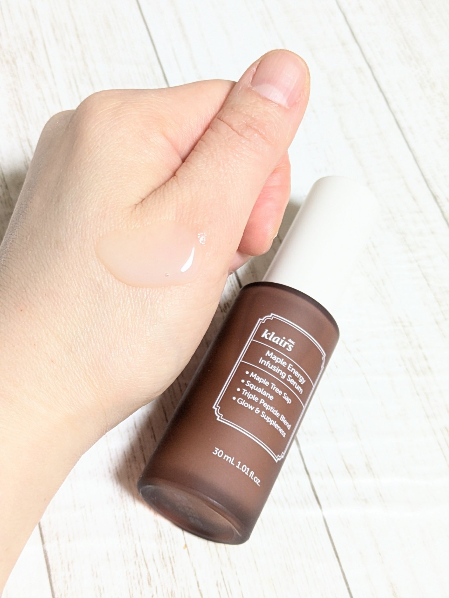 メープル毛穴シロップセラム/Klairs/美容液を使ったクチコミ（2枚目）