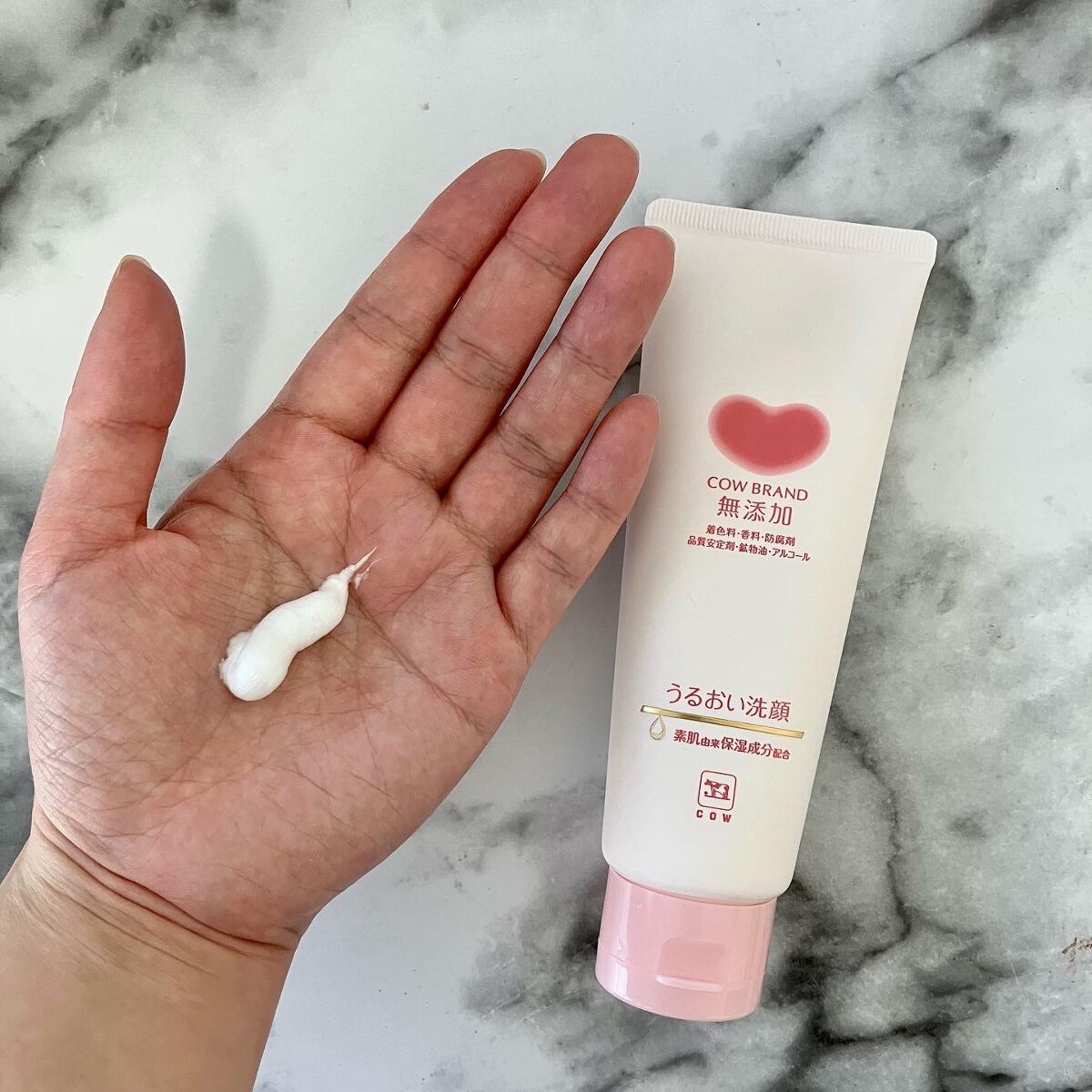 うるおい洗顔/カウブランド無添加/洗顔フォームを使ったクチコミ(2枚目)