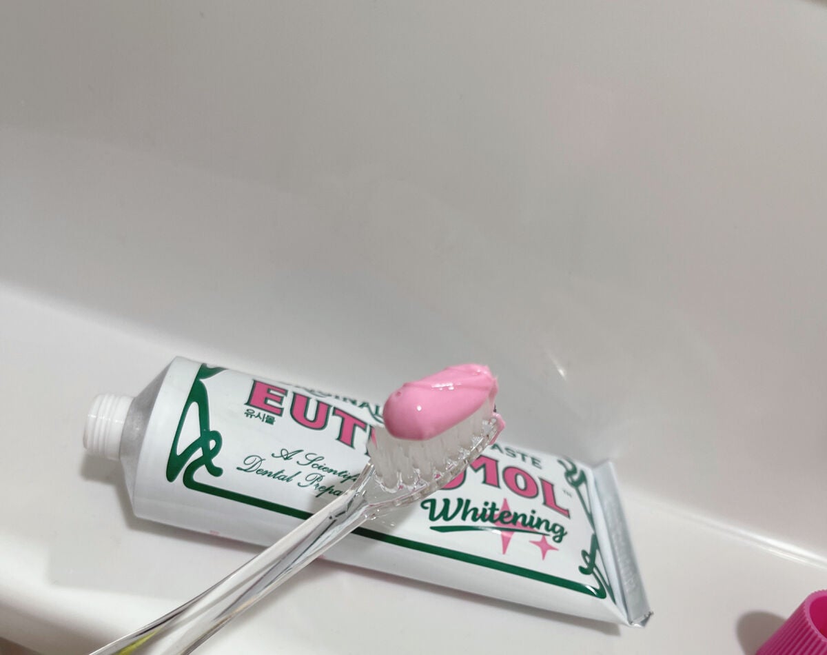 moe on LIPS 「EUTHYMOLホワイトニング歯磨き粉🦷🪥*.ᜊ-▾▿▾☽▿▾..」(3枚目)