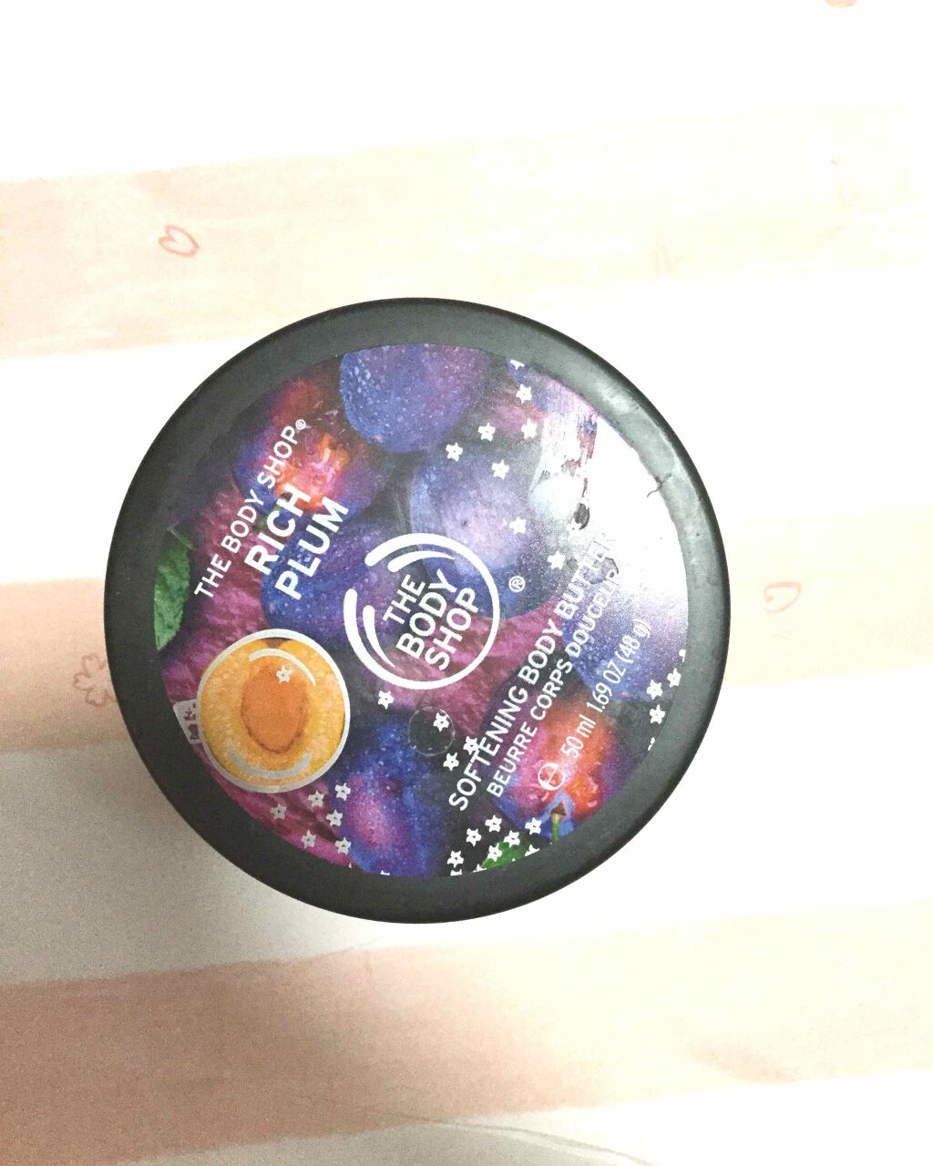 ボディバター リッチプラム/THE BODY SHOP/ボディクリームを使ったクチコミ（1枚目）