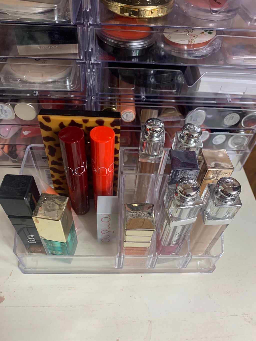 3段式クリアーケース/DAISO/その他化粧小物を使ったクチコミ(6枚目)
