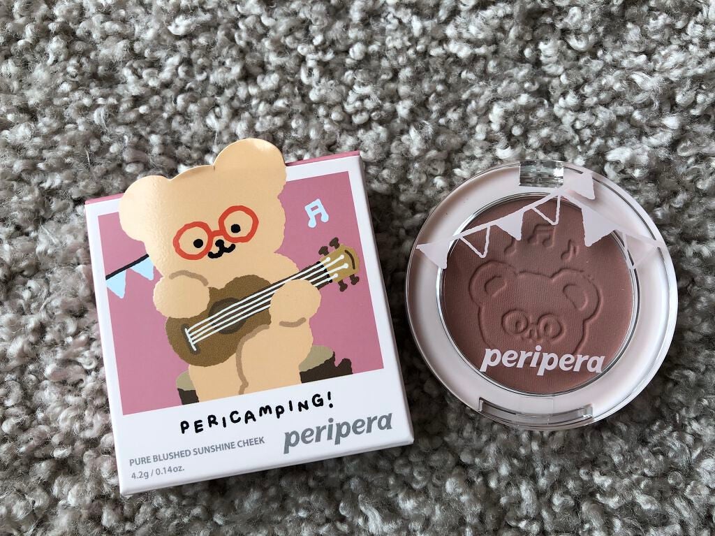 ピュア ブラッシュド サンシャイン チーク/PERIPERA/パウダーチークを使ったクチコミ(2枚目)