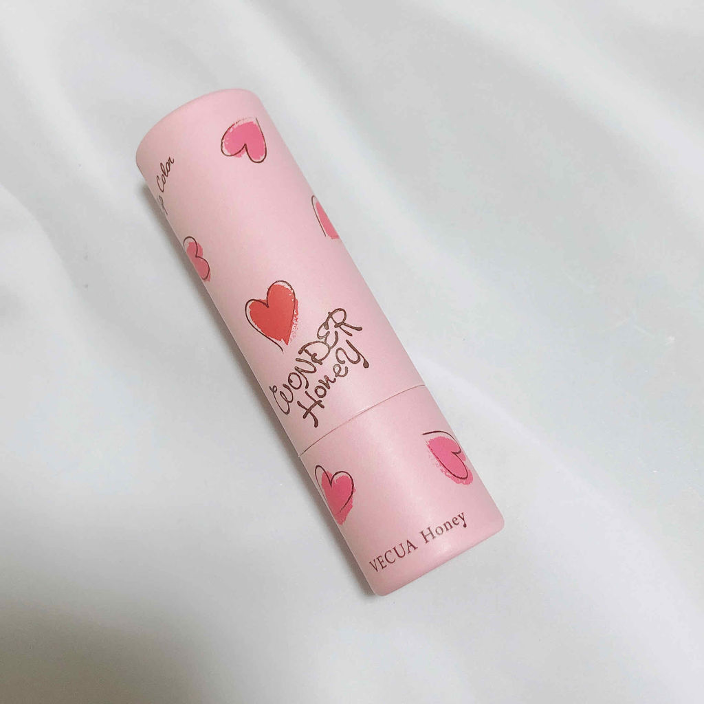 ワンダーハニー 恋するハートリップ/VECUA Honey/口紅を使ったクチコミ（3枚目）