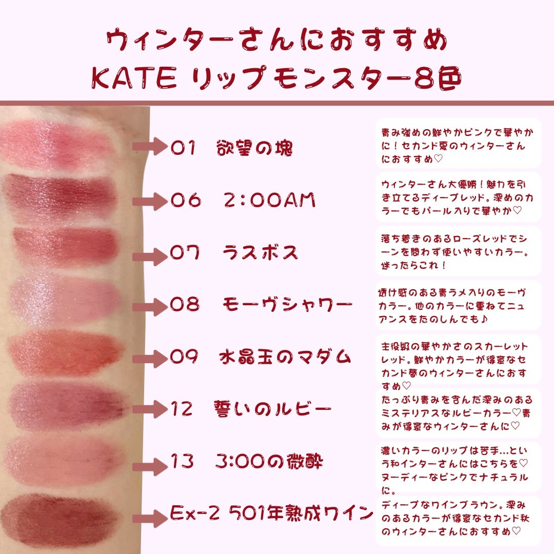 ケイト リップモンスター/KATE/口紅を使ったクチコミ(2枚目)