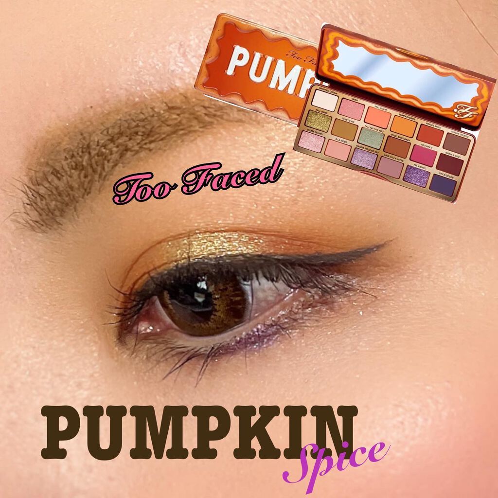 パンプキン スパイス アイシャドウ パレット(旧)/Too Faced/アイシャドウパレットを使ったクチコミ(1枚目)