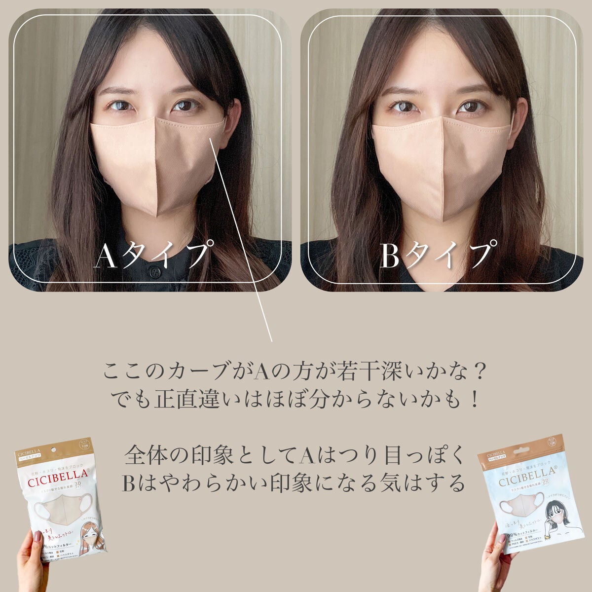 3D立体マスク/CICIBELLA/マスクを使ったクチコミ(4枚目)