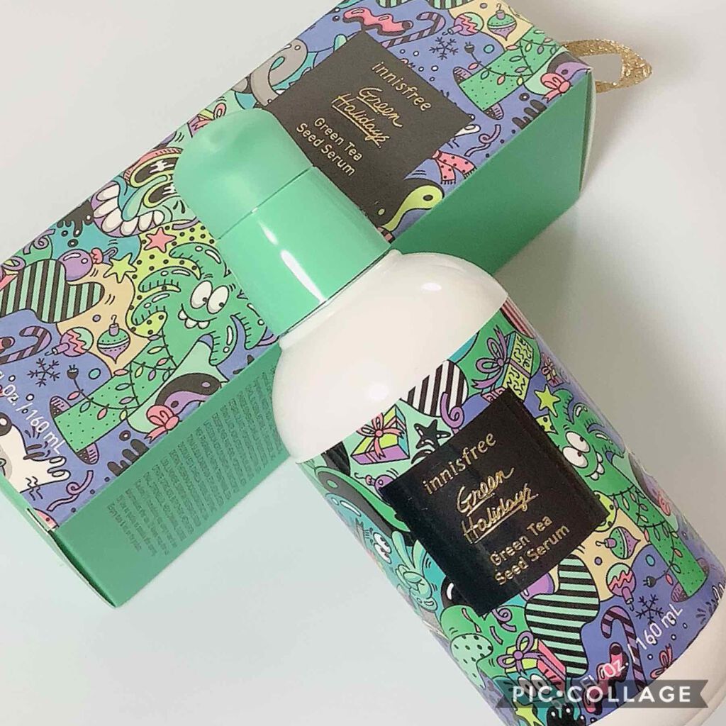 グリーンティーシード セラム 2020 Green Holidays Edition/innisfree/ブースター・導入液を使ったクチコミ(2枚目)