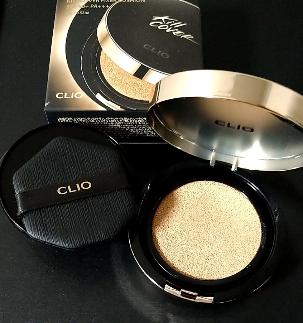 キル カバー フィクサー クッション/CLIO/クッションファンデーションを使ったクチコミ（1枚目）
