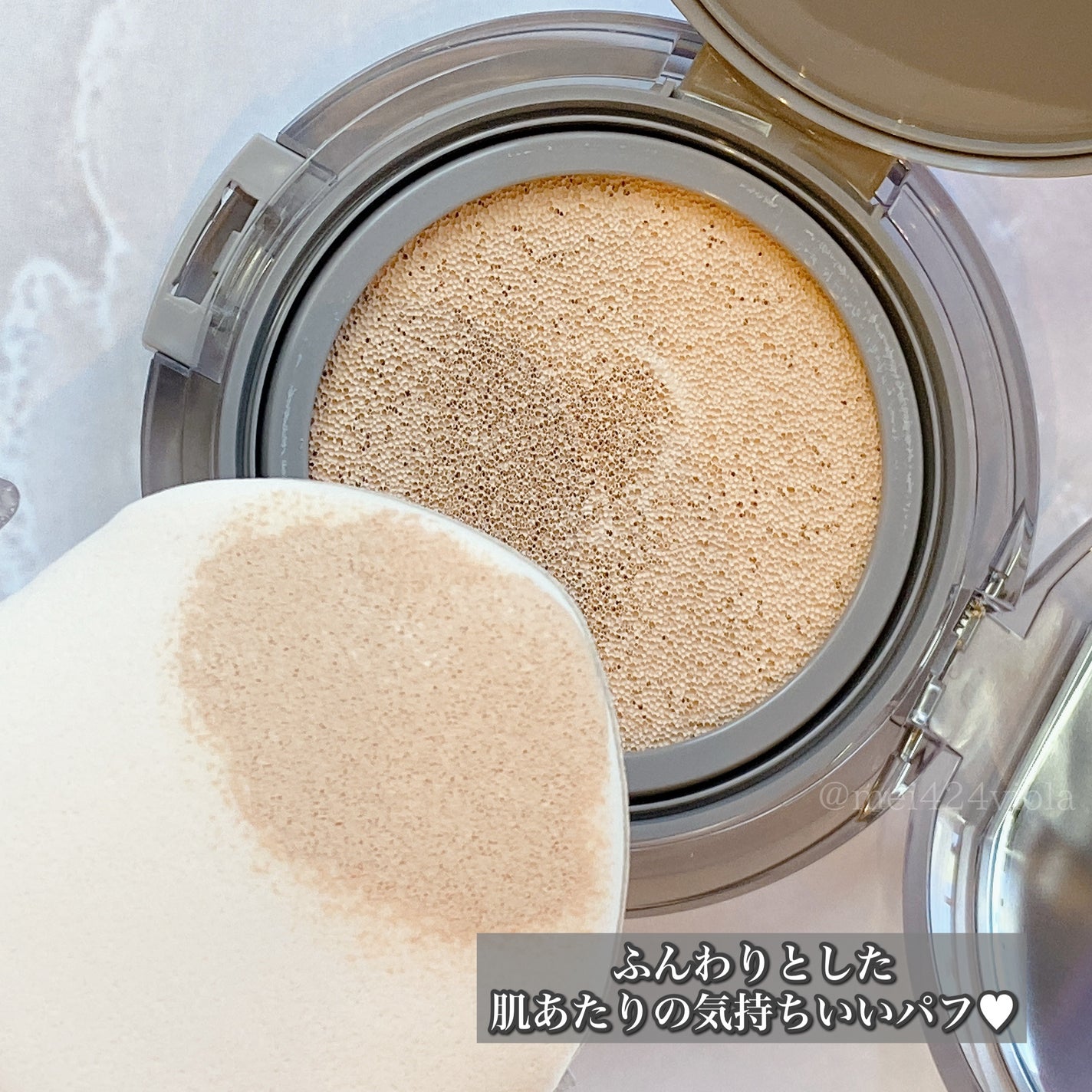 ブラーカバークッション/LUNA/クッションファンデーションを使ったクチコミ(3枚目)