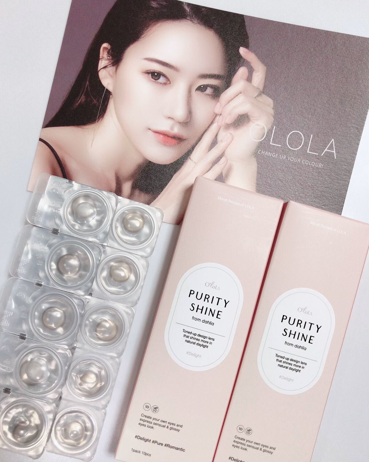 ピュアリティーシャインワンデー(PURITYSHINE 1day)/OLOLA/ワンデー(1DAY)カラコンを使ったクチコミ(2枚目)