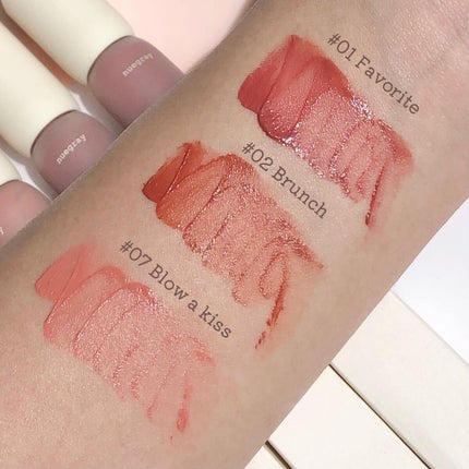 デイリームードマットリキッド/nuegray/リップグロスを使ったクチコミ(3枚目)