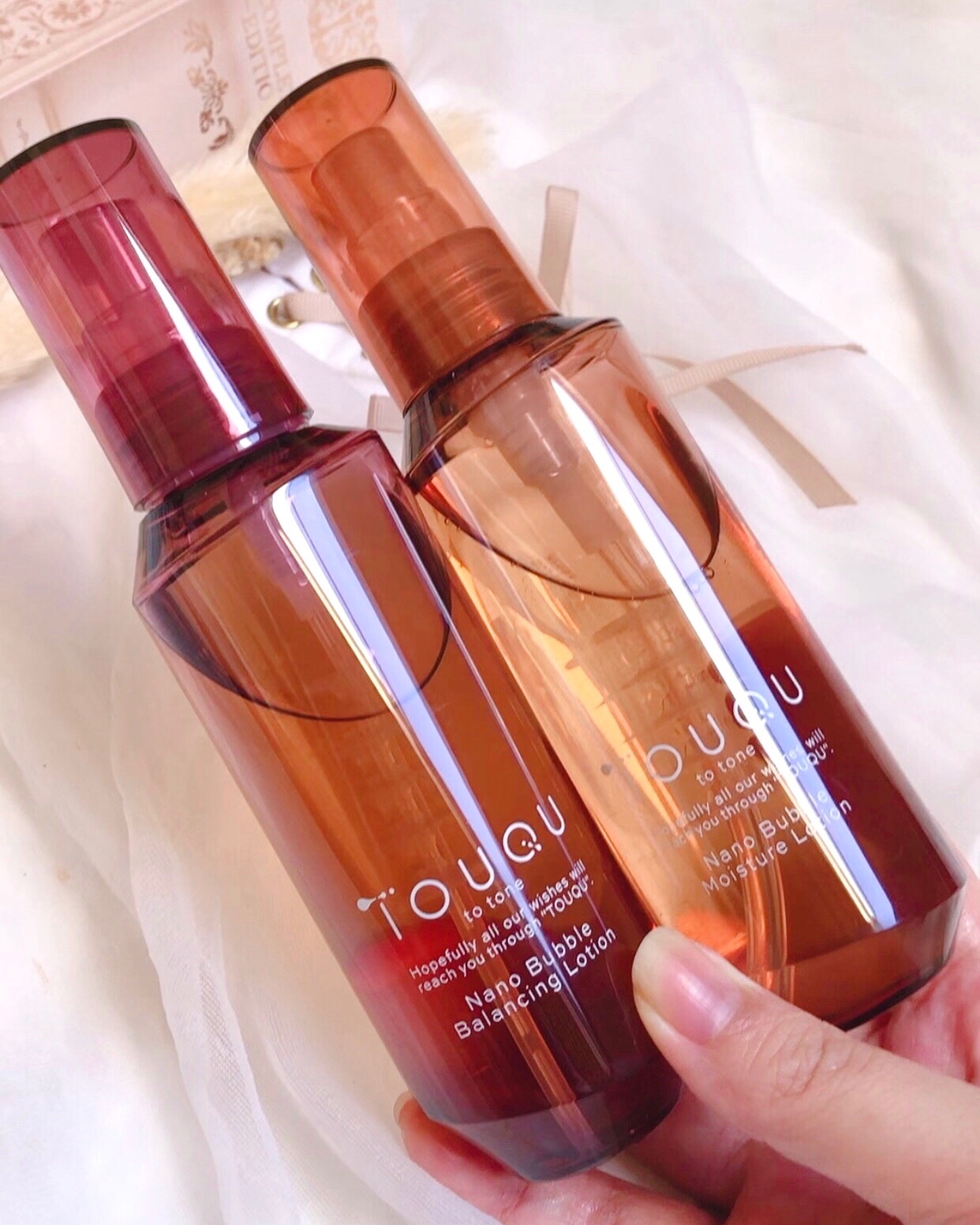 TOUQU to tone ナノバブル モイスチュアローション/TOUQU to tone/化粧水を使ったクチコミ（1枚目）