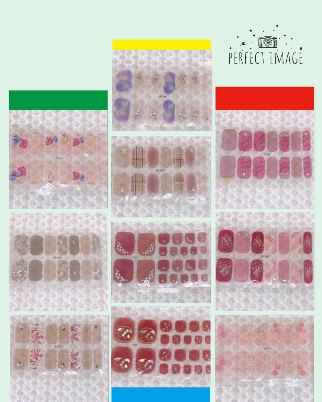 ネイルシール/Qoo10/ネイルシールを使ったクチコミ(3枚目)