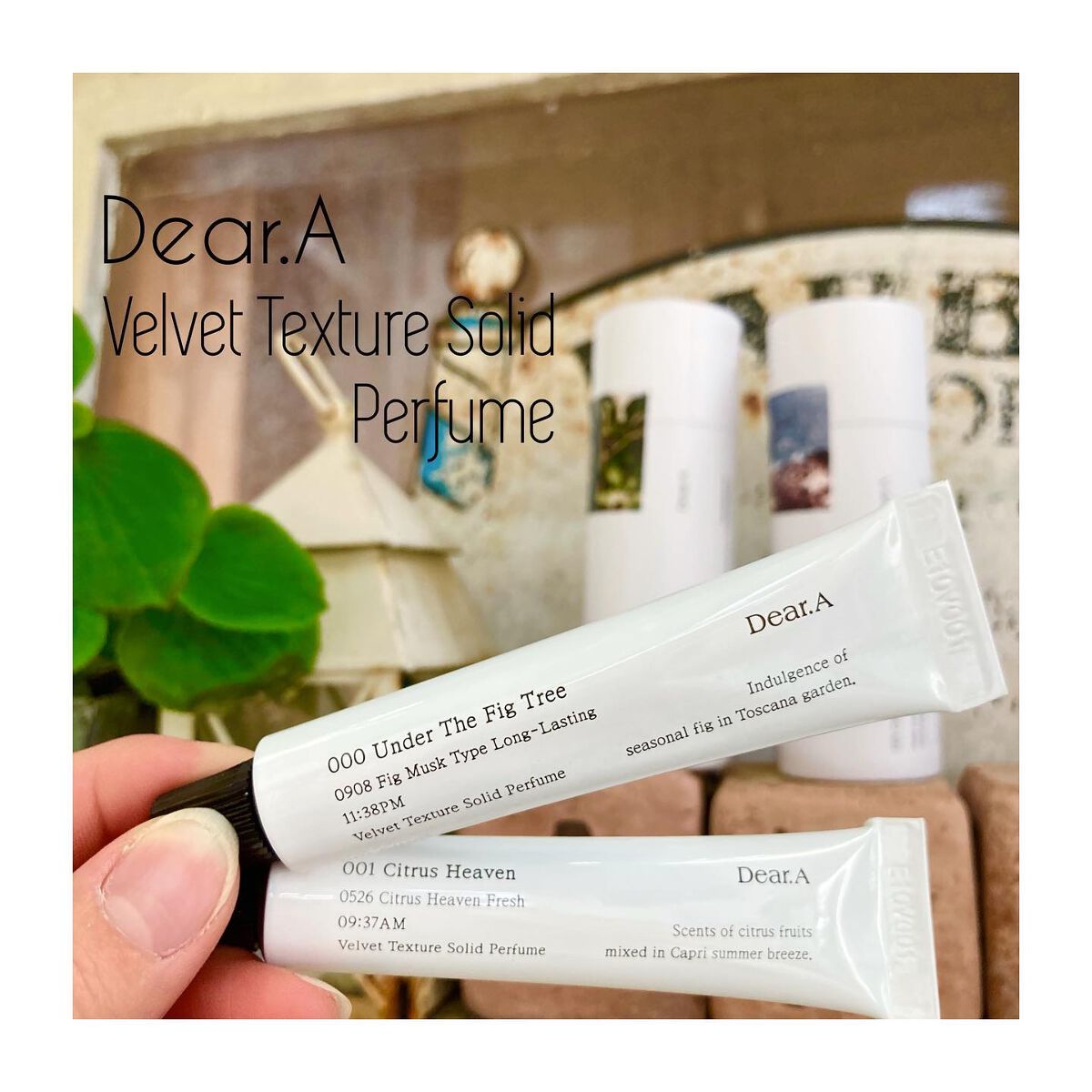 ベルベットテクスチャーソリッドパフューム/Dear.A/練り香水を使ったクチコミ(1枚目)