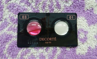 リップ オイル 01 white jasmine/DECORTÉ/リップケア・リップクリームを使ったクチコミ（1枚目）